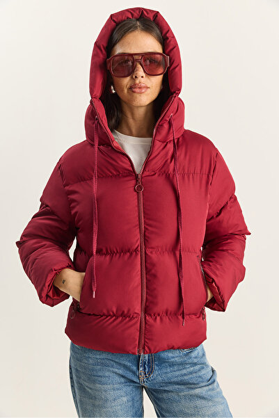 Bianco Lucci Women's Hooded Puffer Coat