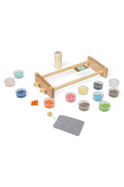 BIGJIGS Toys Kit de tesut cu margele