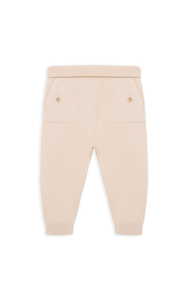 Layette Baby Girl Ecru Knitwear Set