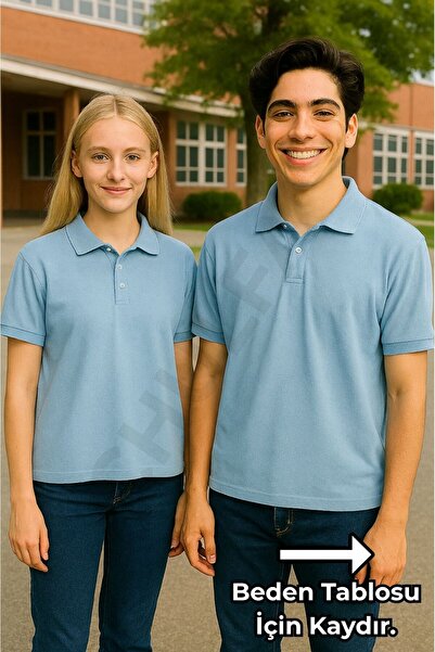 chulfa School T-Shirt Uniform High School Boy (1 Piece) Short Sleeve Polo Collar Unisex
