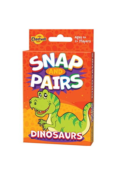 Cheatwell Joc de carti 2 in 1 - Dinozauri veseli