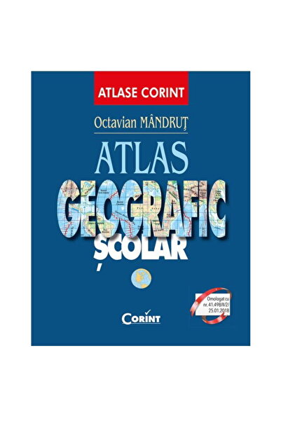Corint Atlas geografic general nou (albastru)