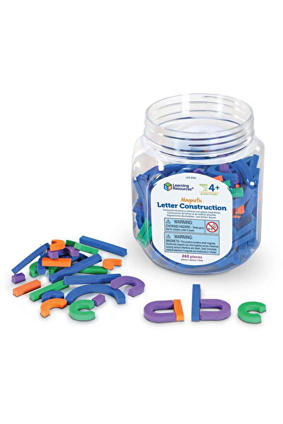 Learning Resources Set constructie magnetic - Litere si cifre