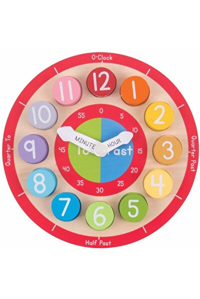 BIGJIGS Toys Ceas colorat din lemn