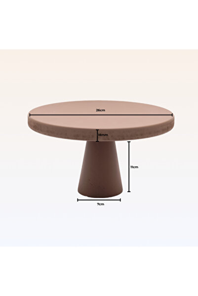 na neşeli ahşap 26 cm Brown Cake Display Stand Birthday Cake Display Stand Wooden Cake Stand with Legs