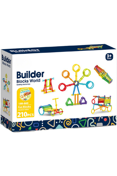 Bufnitel Set de constructie STEAM - Micutul inginer (210 piese)