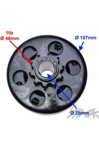 WM Ambreiaj centrifugal Lifan Go-Kart 160/200, 10 dinți