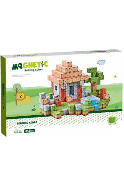 Bufnitel Cuburi magnetice - In natura 312 piese (2 cm)