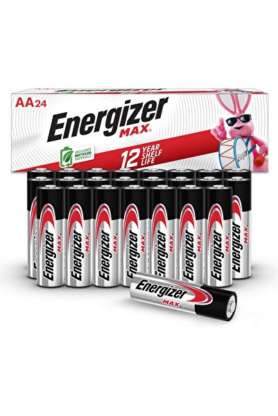 Energizer بطاريات AA، بطارية ماكس دبل ايه قلوية، 24 قطعة