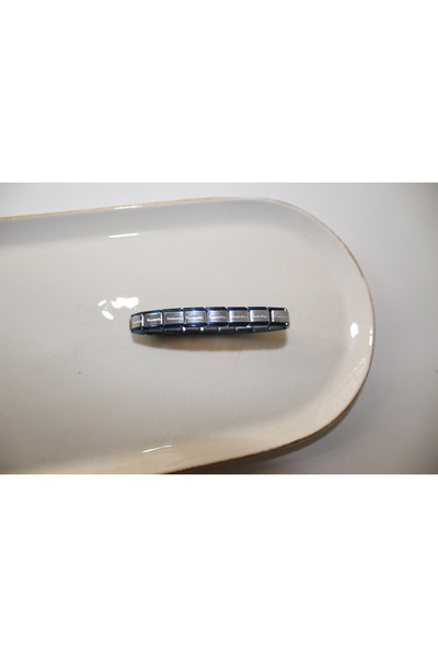 Kudi Blue Italian Flexible Unisex Bracelet on the Edge