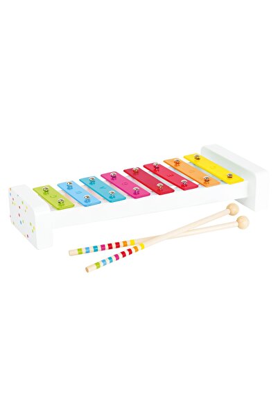 Small Foot Wooden Xylophone FSC® – Colored, with Sheet Music and Mallet, 26 cm