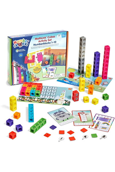 Learning Resources MathLink®Cubes Numberblocks in engleza Set de activitati de la 1 - 10
