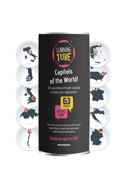 K-TOYZ Joc Learning Tube® - Capitalele lumii