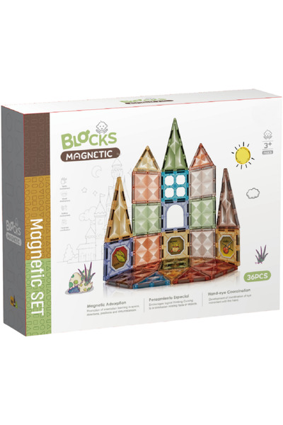 Bufnitel Diamond magnetic game - 36 pieces (7.5 cm)