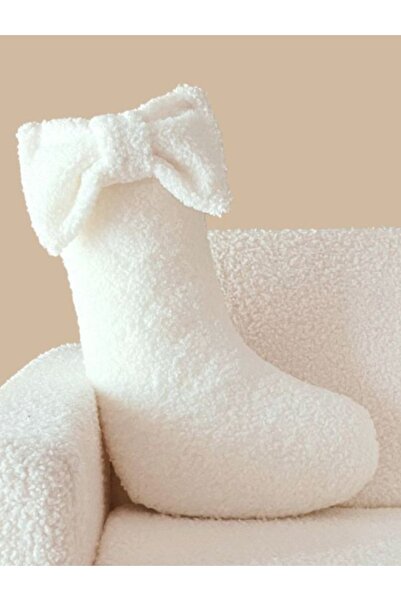 zabonti home Çorap Yastık Teddy Dekoratif Yastık
