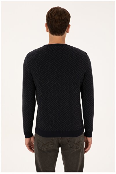 U.S. Polo Assn. U.S Polo Assn Slim Fit 100% Cotton Crew Neck Knitwear Sweater