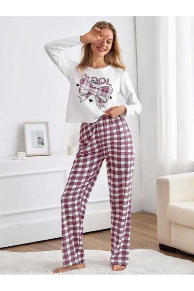 sevateks Σετ γυναικείες πιτζάμες βαμβακερές