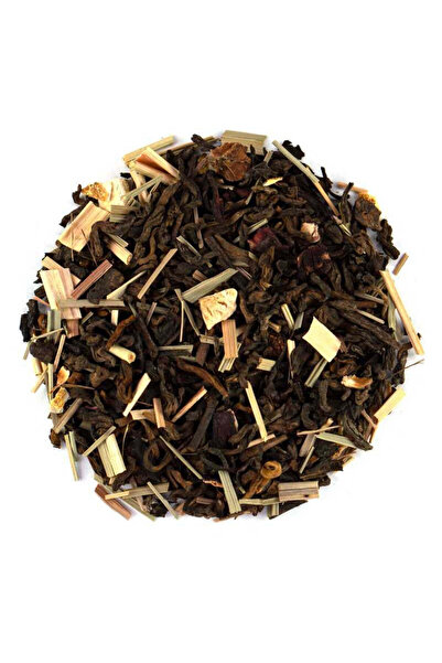 naTEa Organics Pu-erh Tea with Orange, Lemongrass and Hibiscus - Pu-erh Red Orange
