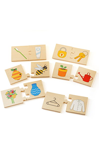 BIGJIGS Toys Wooden puzzle - Matching pair