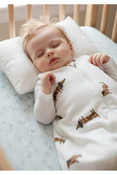 PAMUK HANIM Elyafsız 1.0 Tog Torba Kız Erkek Bebek-çocuk çift katlı pamuklu penye uyku tulumu/KÖPEK