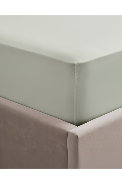 REDTAG Green Fitted Sheet (Single Size)