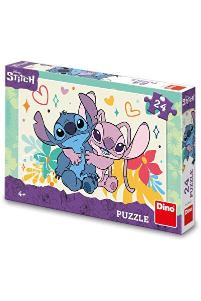 Dino Puzzle - Stitch and Angel (24 pieces)