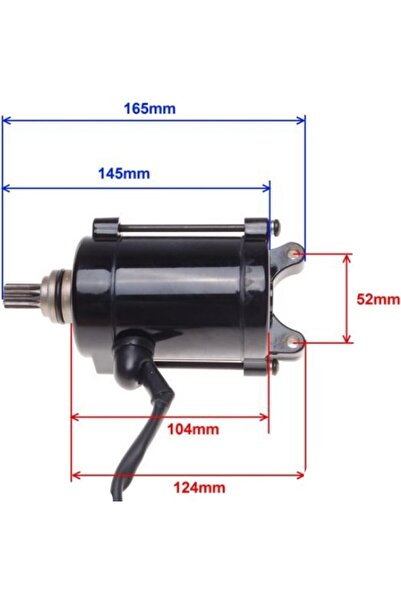 WM Motor electric ATV 250cc STXE cu 11 dinți