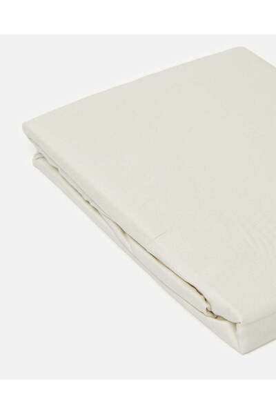 REDTAG Ivory Cotton Fitted Sheet (Single Size)
