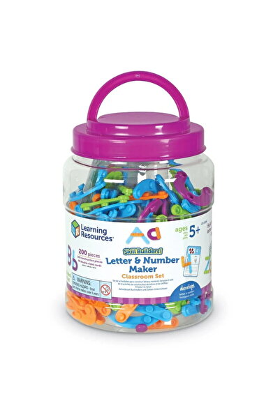 Learning Resources Set constructie - Litere si cifre