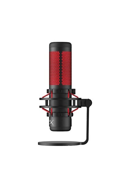 HyperX QuadCast USB Microphone - Stereo/Omni/Cardioid/Bidirectional, Tap-to-Mute LED