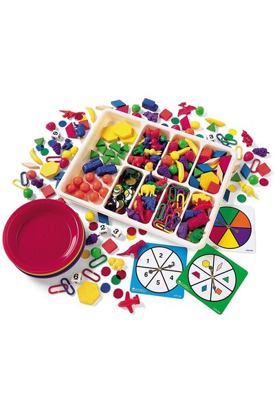 Learning Resources Kit educational complet pentru sortare - 600+ piese si act...