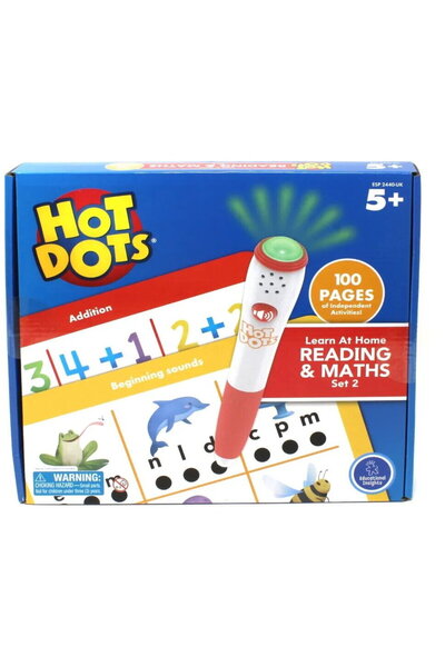 Educational Insights Set Hot Dots® - calculez si citesc in lb engleza (set 2)