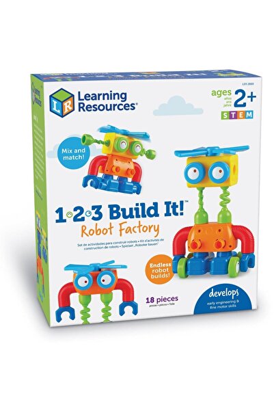 Learning Resources Let's build - 1, 2, 3 Colorful Robot