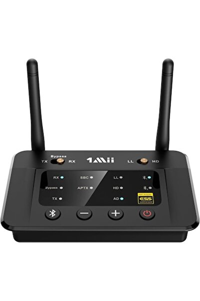 1Mii Adaptor transmițător și receptor Bluetooth 5.3 aptX HD B03Pro - Negru