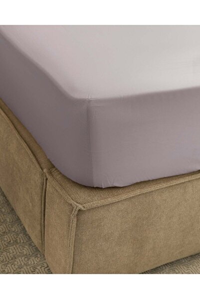 REDTAG Grey Fitted Sheet (Single Size)