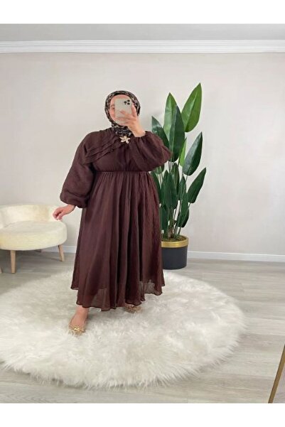 Thebomb Ceren Brooch Detailed Dress