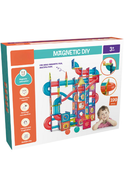 Bufnitel Labirintul meu magnetic - 199 piese (7.5 cm)