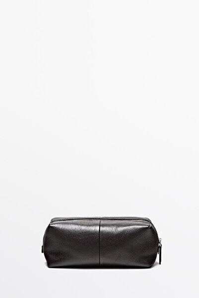 Massimo Dutti Napa deri bakım çantası