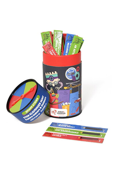 Chalk and Chuckles Joc Smart Sticks - Vanatoarea de comori STEM