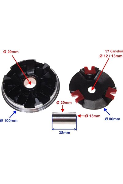 WM Puterea scuterului Yamaha, Aprilia, Minarelli, Malagutti