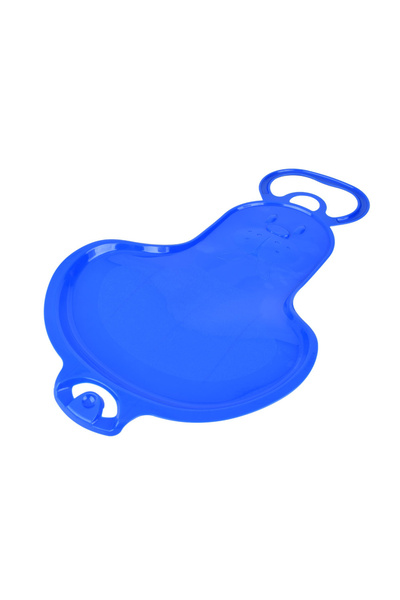 Jokomisiada Blue children's sled, plastic plate model, maximum weight supported 50 kg