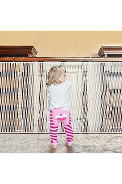 Generic Hanaya® Child Safety Net for Stairs and Balconies (118 × 31 in) - White