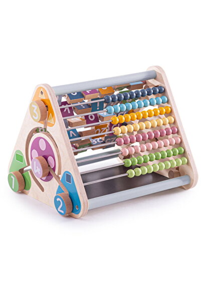 BIGJIGS Toys Centru de activitati pastel - Litere, imagini si cifre