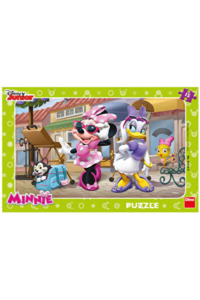 Dino Puzzle - Minnie si Daisy la plimbare (15 piese)