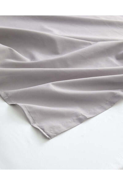 REDTAG Grey Flat Sheet Set (Single Size)