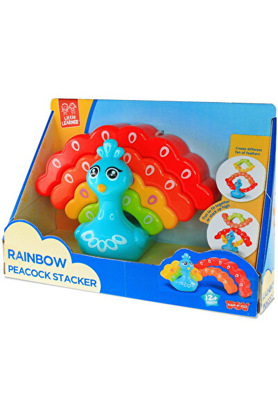 Little Learner Jucarie de stivuit - Paun colorat