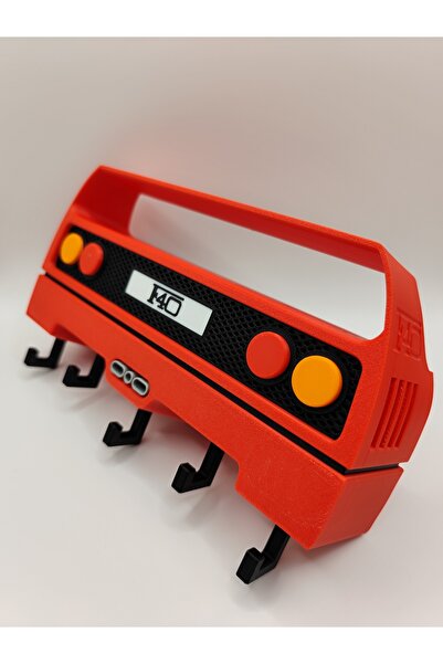 magicland Ferrari F40 Themed Decorative Keychain Hanger - 3D Printing Wall Decor