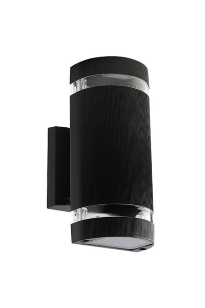 KlaussTech WALL LAMP E27 BASE IP44 - BLACK