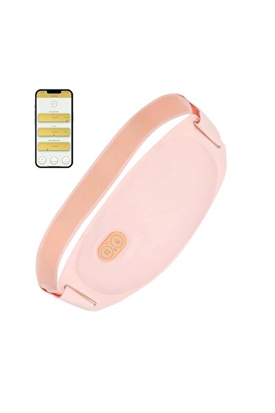 LET Centură abdominală Bluetooth – Dispozitiv de încălzire și masaj pentru dureri menstruale și lombare, control prin aplicație, 3