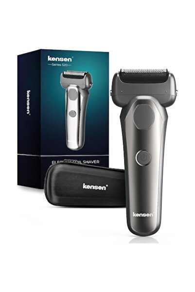 Kensen Men's Electric Shaver, 8600 RPM, IPX6 Waterproof, LED Display, Wet/Dry, 360° Flexible